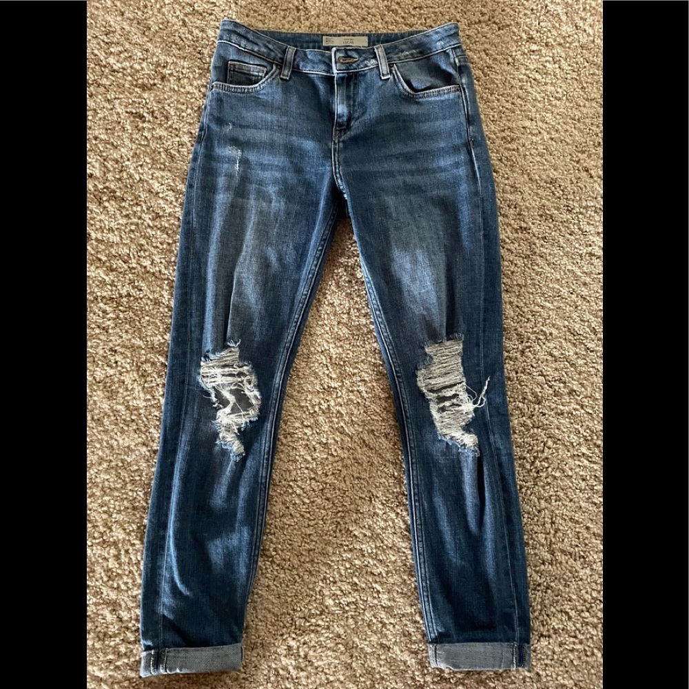 TopShop Lucas Distressed Jeans